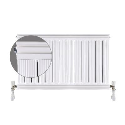 家用取暖设备铜铝复合80X80散热器 大水道壁挂式取暖