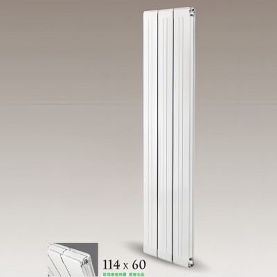銅鋁復(fù)合114/60散熱器廠家批發(fā)暖氣片立式掛墻水暖