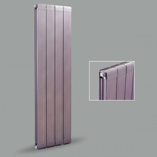 铜铝复合114X60双水道散热器图1