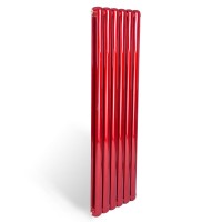 速春|家用暖气片壁挂采暖|钢制70圆-红色散热器