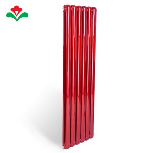 鴻順和工程專用鋼制70圓紅色暖氣片