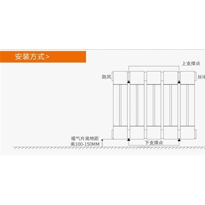 天津凡帝罗散热器厂钢制60圆家用取暖散热器图3