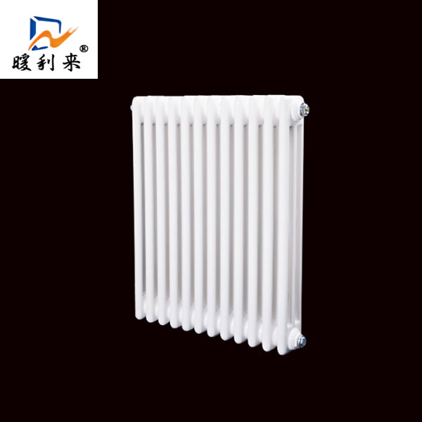 暖利来家用暖气片 钢三柱散热器 壁挂式水暖白色暖气片