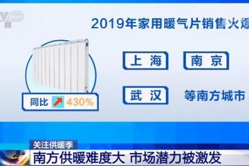 暖气片销量增加430%，暖气武汉可以有，增加幸福感呀