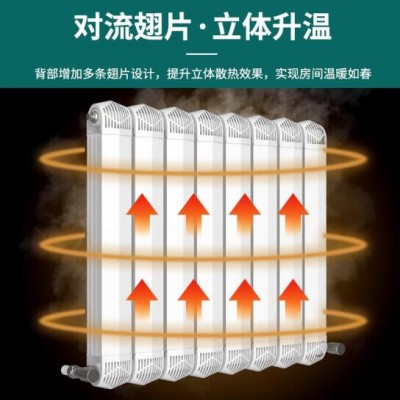 欧比亚家用水暖散热片集中自采暖客厅厨房阳台壁挂式85X85防熏墙图3