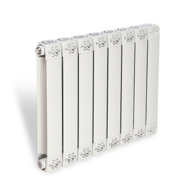 力春铜铝复合80*80家用水暖集中供热客厅壁挂式散热器图1